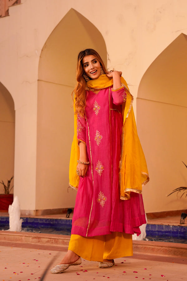 Graceful Pure Mal Chanderi Suit | GYSY Sarees