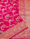Handwoven Pink Banarasi Khaddi Silk Saree | GYSY Sarees