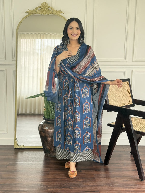 Kurta Pant With Dupatta Suit Set – Elegant Women’s Ethnic Wear | GYSY Sarees