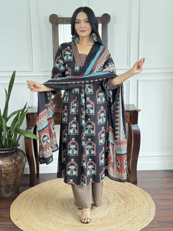 Kurta Pant With Dupatta Suit Set – Elegant Women’s Ethnic Wear | GYSY Sarees