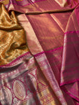 Contrast Banarasi Fancy Katan Brocade Silk Saree | GYSY Sarees