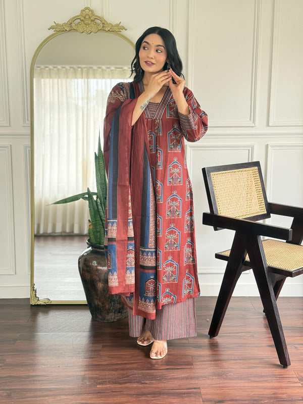 Kurta Pant With Dupatta Suit Set – Elegant Women’s Ethnic Wear | GYSY Sarees