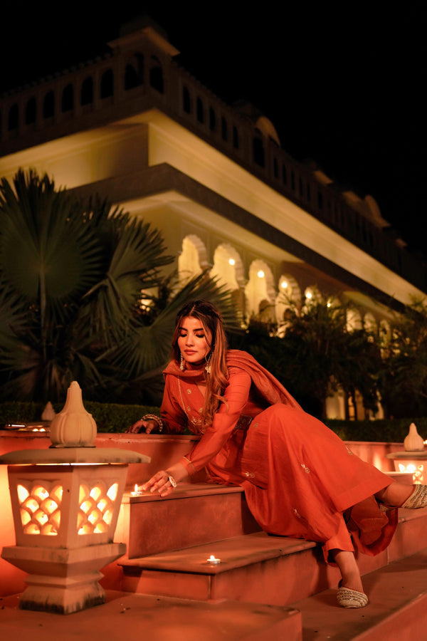 Grace in every weave, Pure Mal Chanderi Suit | GYSY Sarees