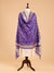 Purple Lehariya Dupatta in Silk | GYSY Sarees