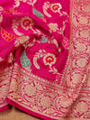 Handwoven Pink Banarasi Khaddi Silk Saree | GYSY Sarees