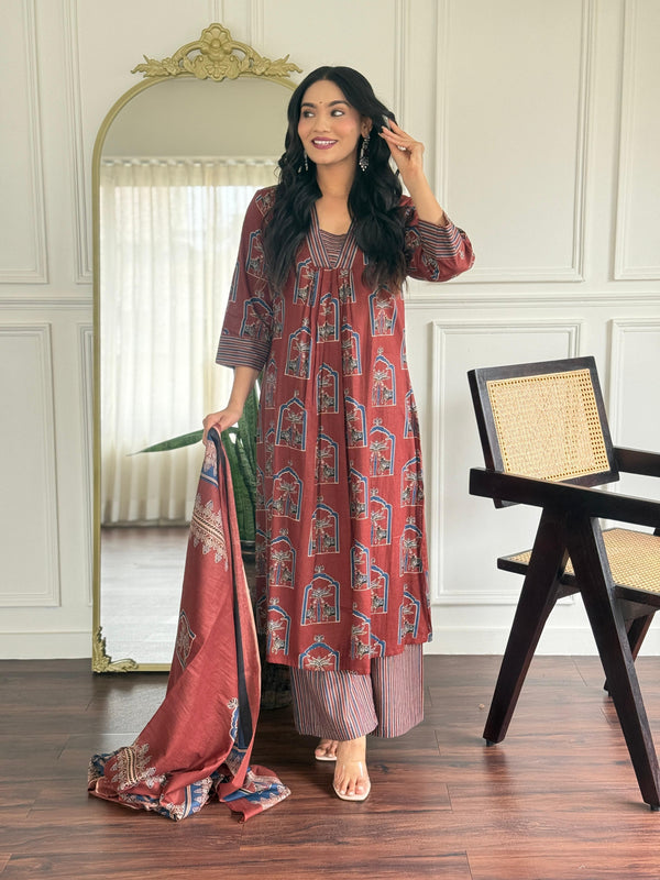 Kurta Pant With Dupatta Suit Set – Elegant Women’s Ethnic Wear | GYSY Sarees