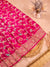Handwoven Pink Banarasi Khaddi Silk Saree | GYSY Sarees